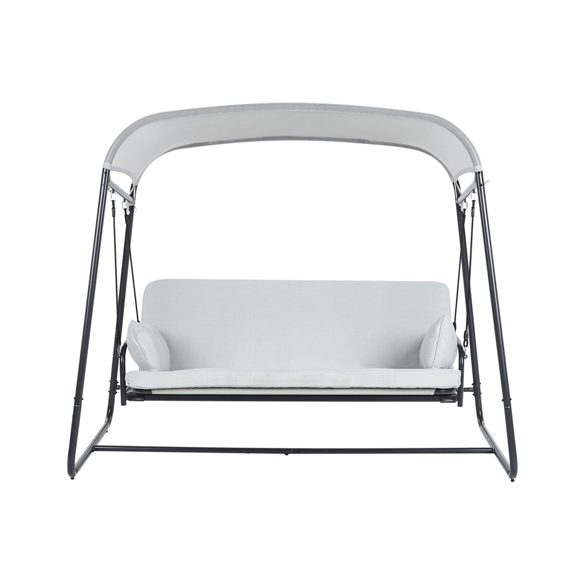 Huśtawka ogrodowa MARSCIANO Metal Jasnoszary