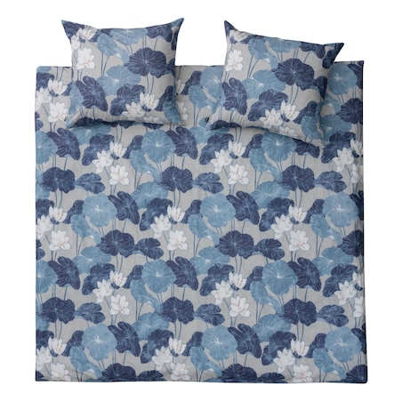Komplet pościeli bawełnianej Lotus Serenity 160x200 cm, 160x200 cm