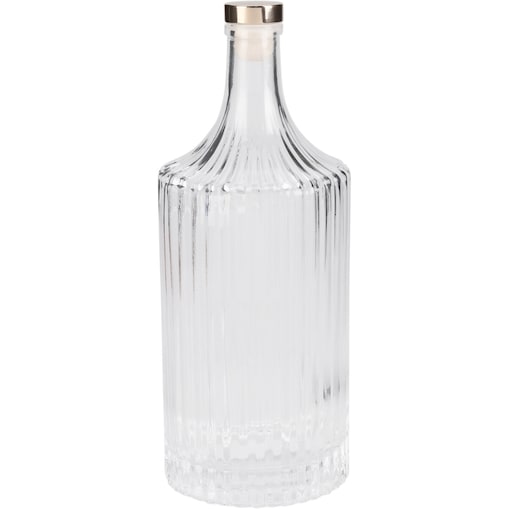 Szklana karafka ze złotym korkiem, 1l