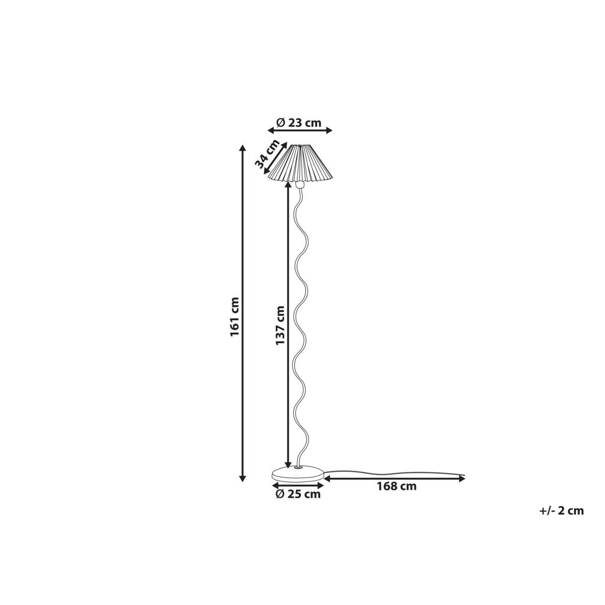 Lampa podłogowa metalowa czarna z białym JIKAWO