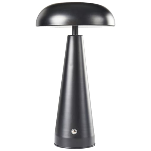 Bezprzewodowa lampa stołowa LED BOCONO Z czujnikiem ruchu Metal Czarny