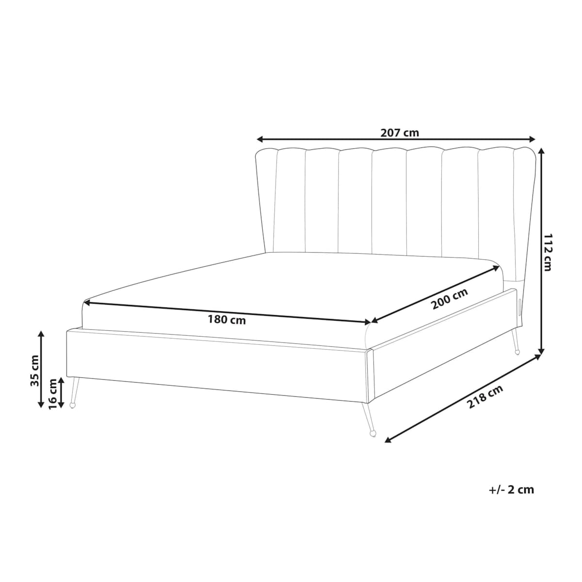 Łóżko welurowe 180 x 200 cm z portem USB beżowoszare MIRIBEL
