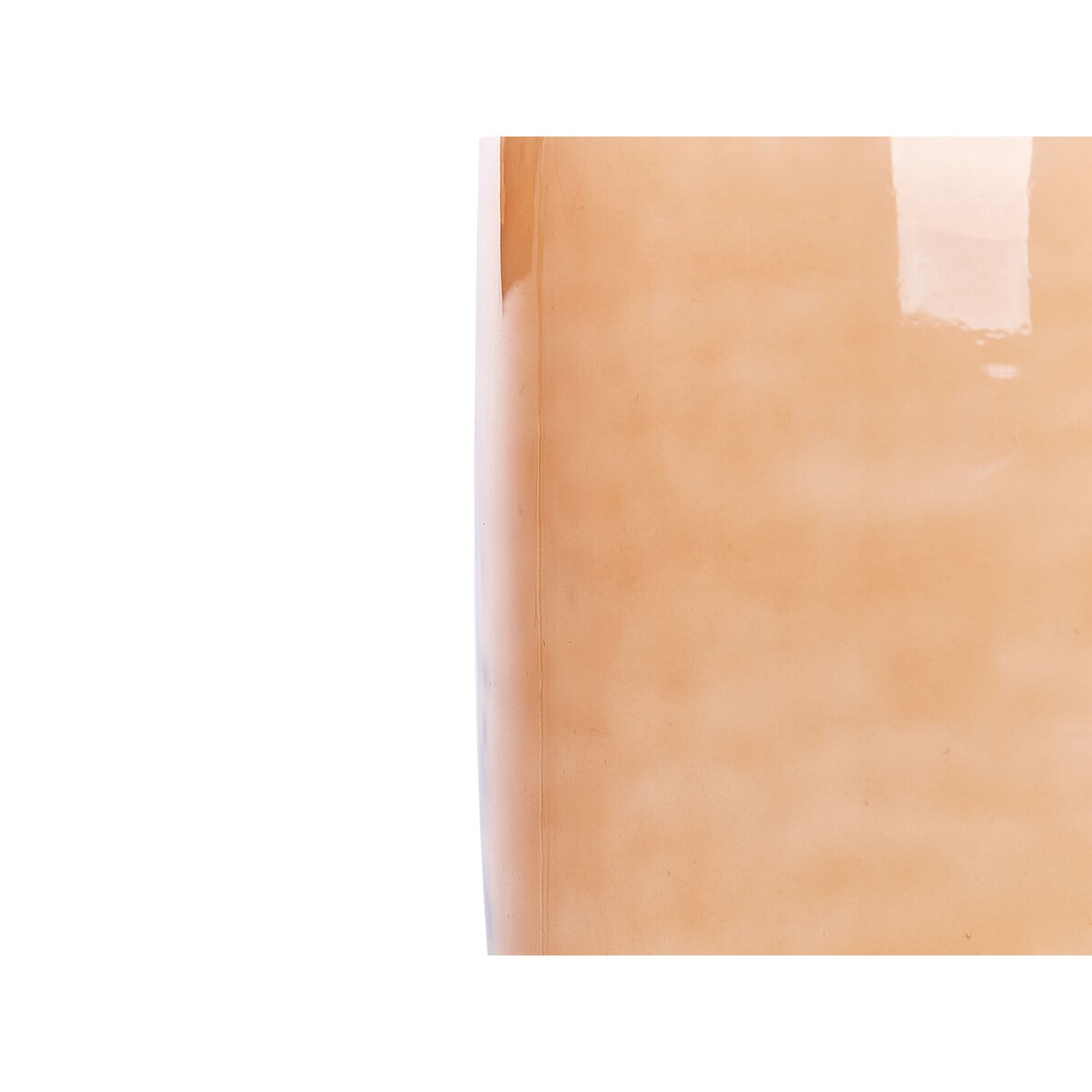 Wazon na kwiaty szklany 41 cm pomarańczowy MIRCHI