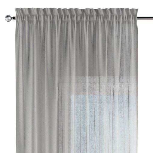 Zasłona na kanale z grzywką 1 szt. 130x245 beżowy