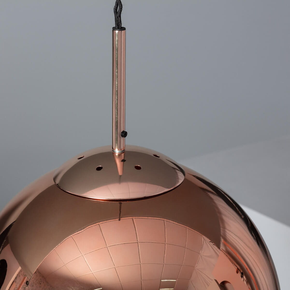 Szklana lampa wisząca Arteo ABR-LWA-E27 Abruzzo mosiądz przezroczysty