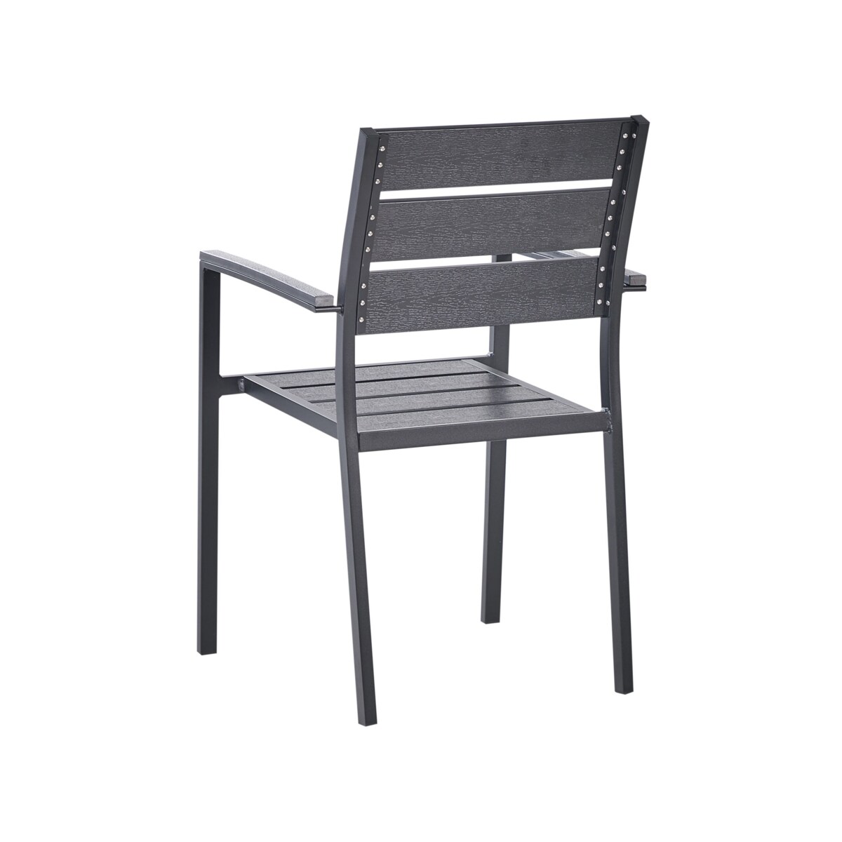 Zestaw ogrodowy dla 6 osób VERNIO Czarny