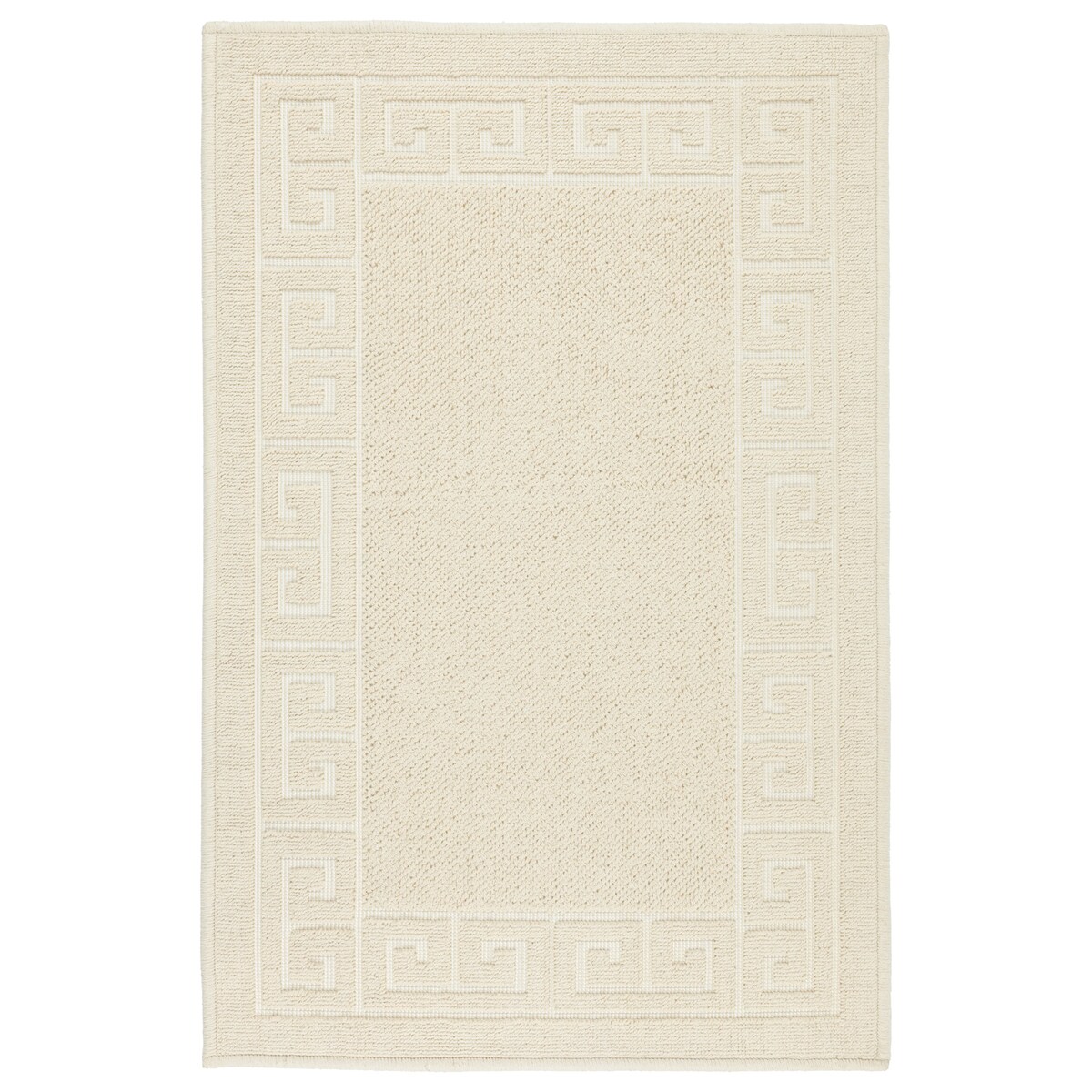 Dywanik łazienkowy Lino 60x90 cm bawełniany grecki beżowy