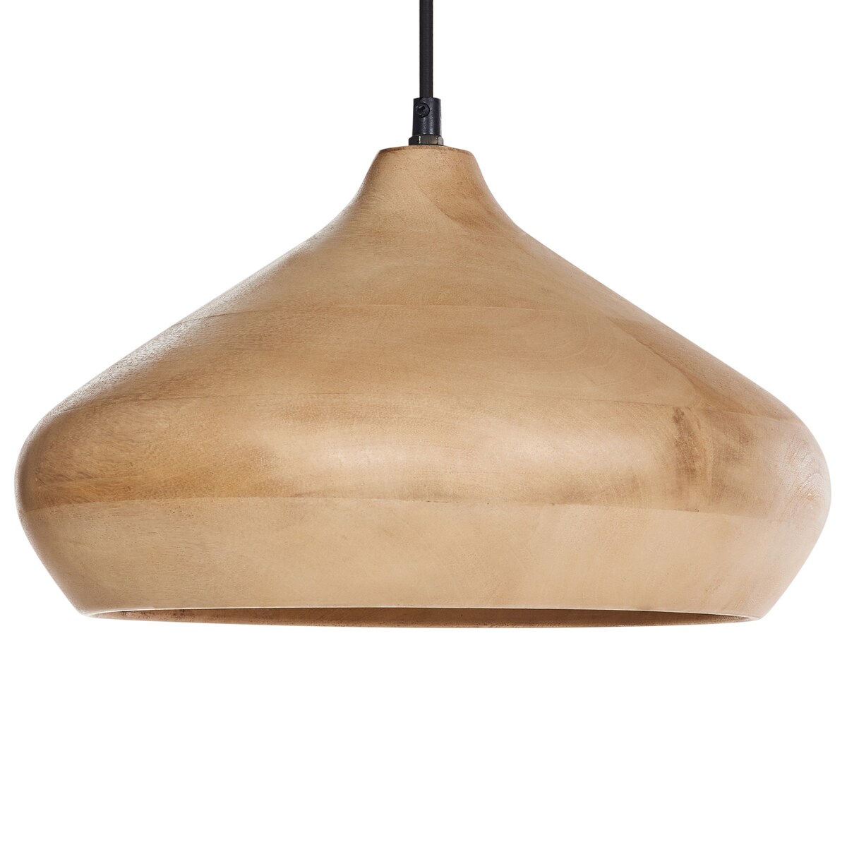 Lampa wisząca RAWI Drewno mango Jasnobrązowy