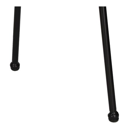 KRZESŁO Surabaya Z TECHNORATTANU czarne stalowe nogi