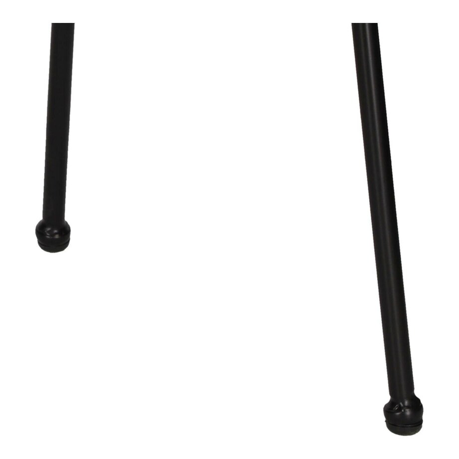 KRZESŁO Surabaya Z TECHNORATTANU czarne stalowe nogi