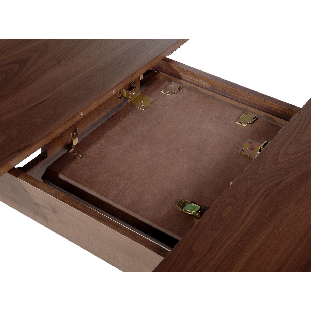 Stół do jadalni rozkładany MADOX Orzech ciemny 120/150 cm 75 cm