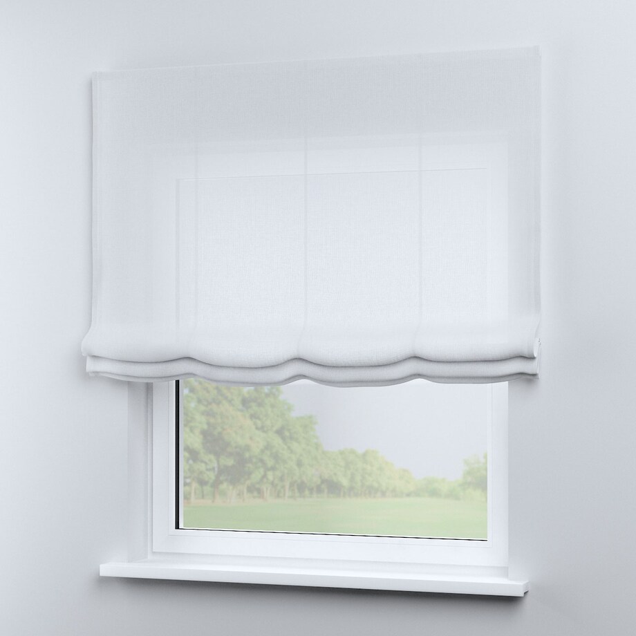 Roleta rzymska Wenecja 120x160 prześwitujący, złamana biel