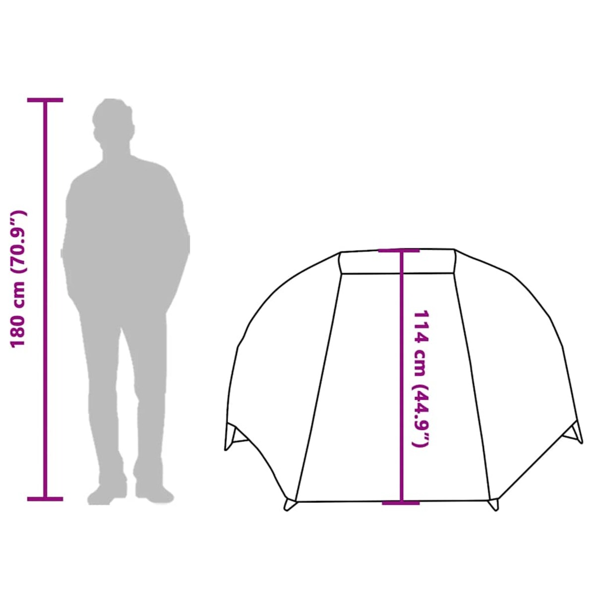 vidaXL Namiot wędkarski, 3-os., brązowy, wodoszczelny