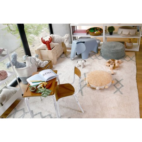 Dywan Bawełniany Atlas Natural Vintage Blue 170x240 cm Lorena Canals