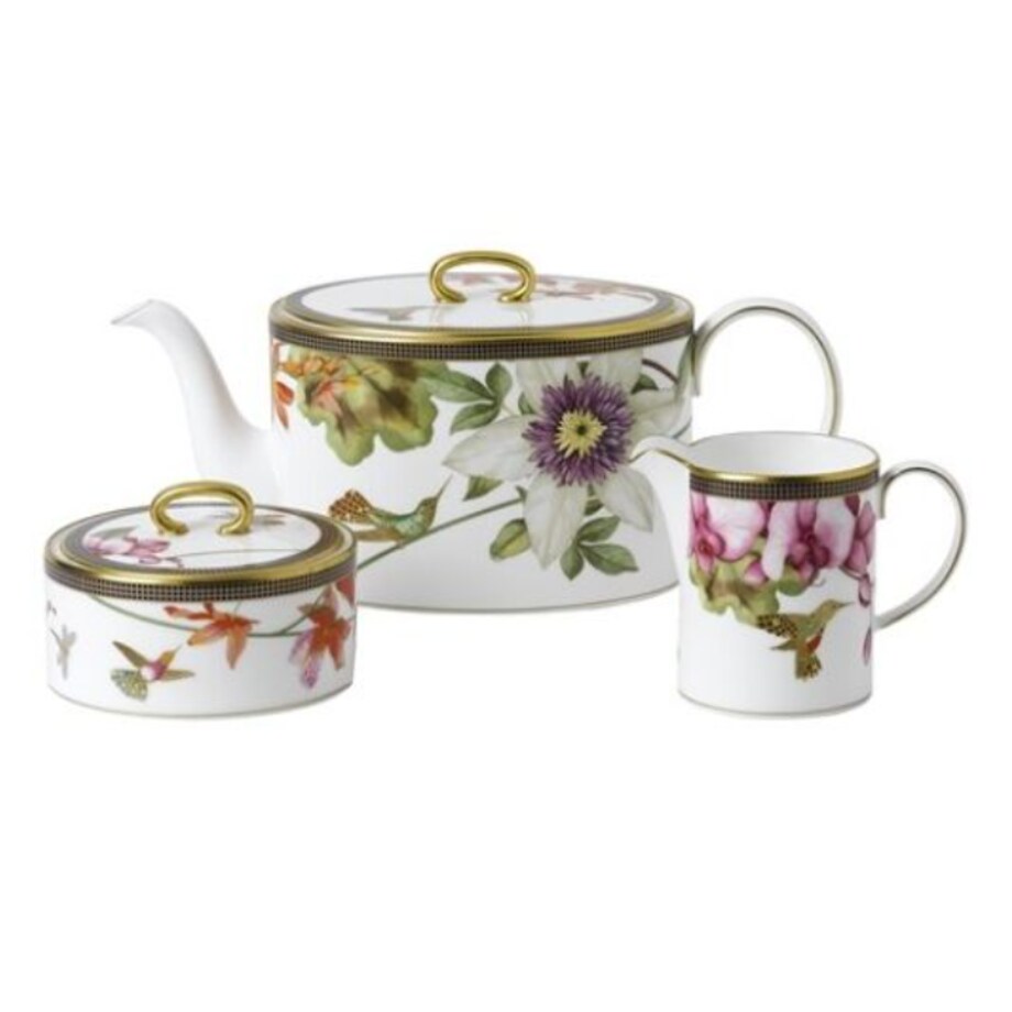Serwis 3 el. dzbanek, cukiernica, mlecznik Hummingbird Wedgwood
