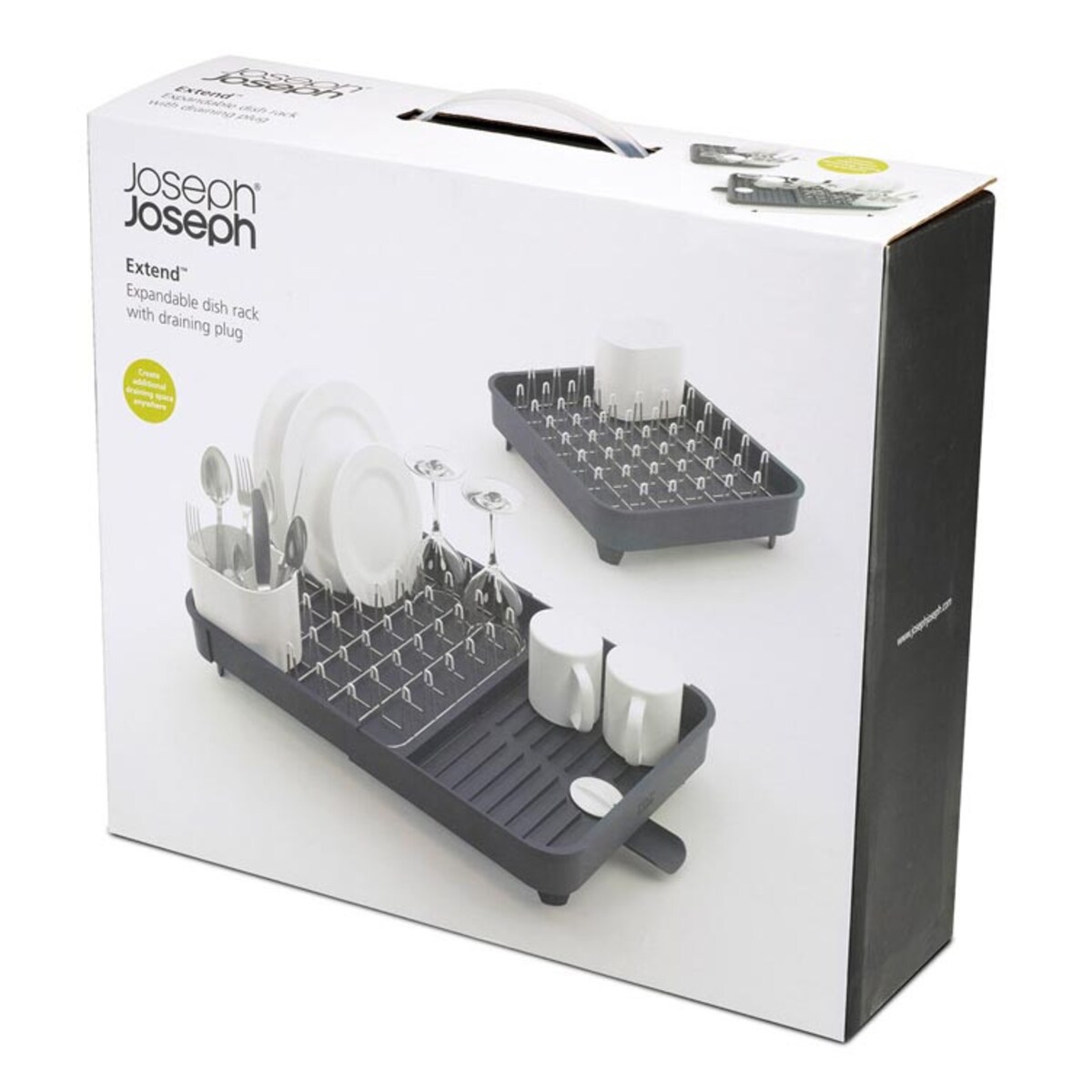 Składana suszarka do naczyń szara EXTEND, 36 x 32 x 9 cm, Joseph Joseph