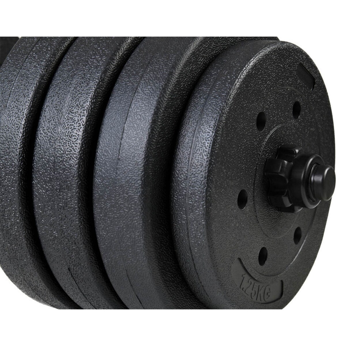 Zestaw hantli 2x20kg hantle bitumiczne 40 kg regulowane funfit