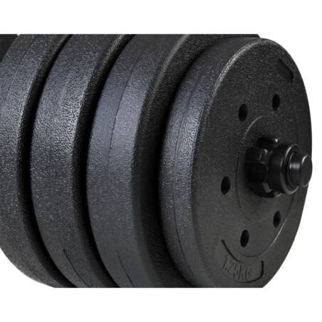 Zestaw hantli 2x20kg hantle bitumiczne 40 kg regulowane funfit