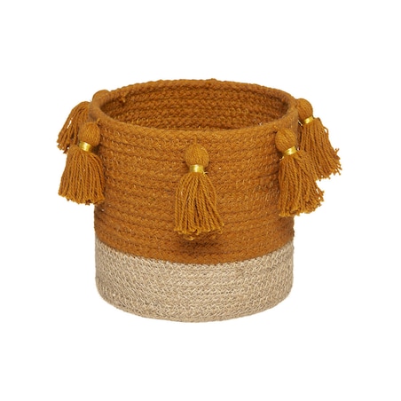 Kosze dekoracyjne okrągłe GYPSY z uchwytami, 3 sztuki