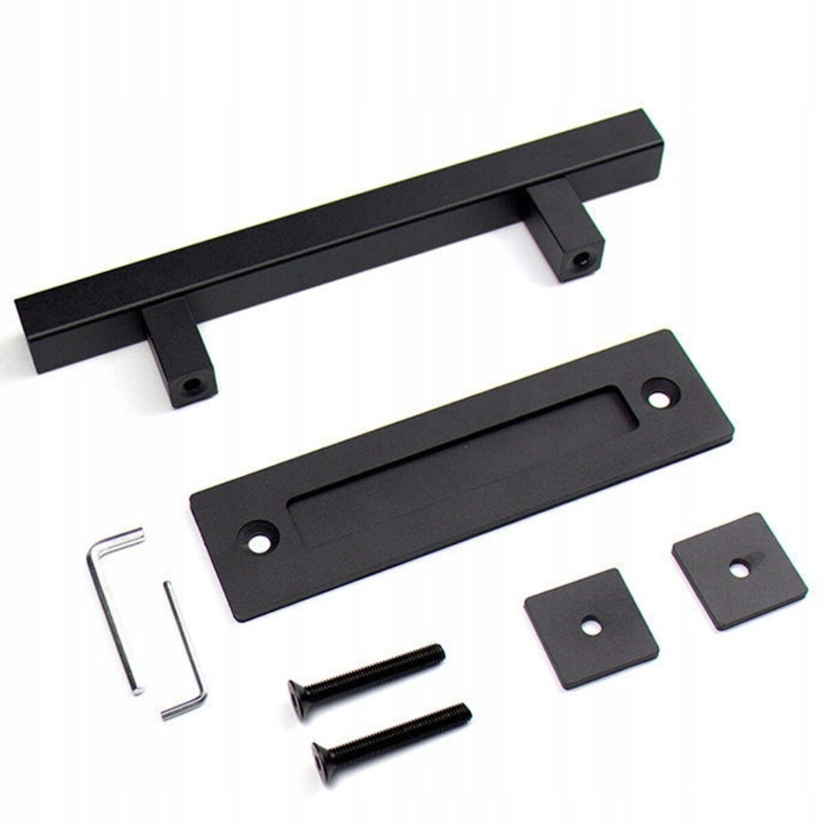 Klamka uchwyt do drzwi przesuwnych czarny matowy