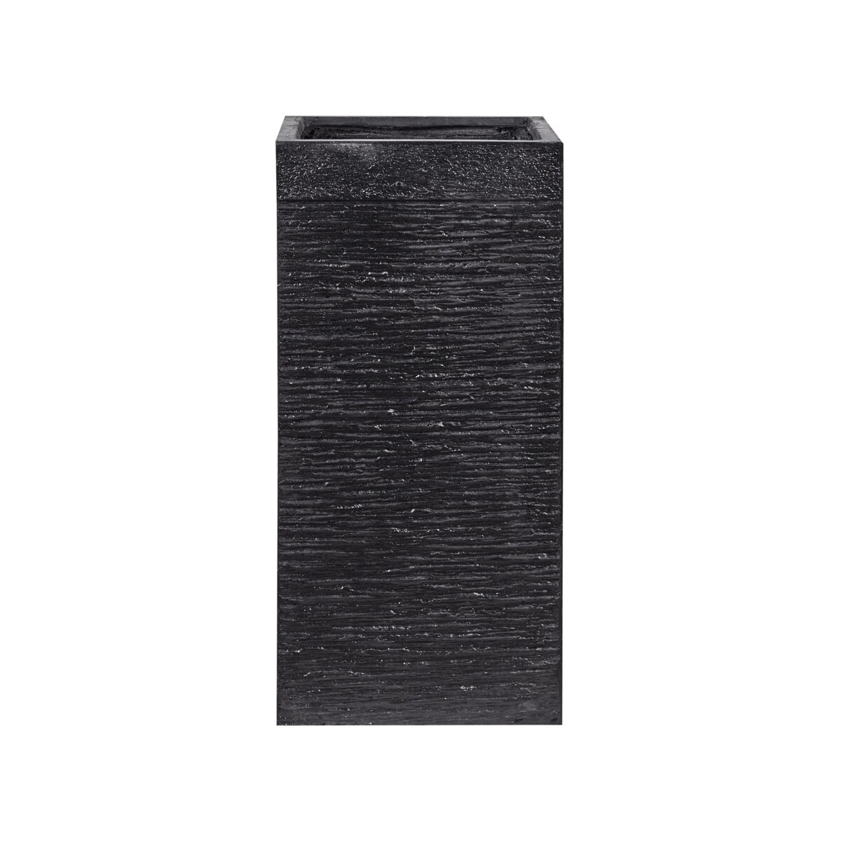 Doniczka 33 x 33 x 70 cm czarna DION