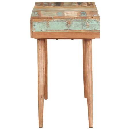 vidaXL Toaletka z lustrem, 112x45x76 cm, lite drewno z odzysku