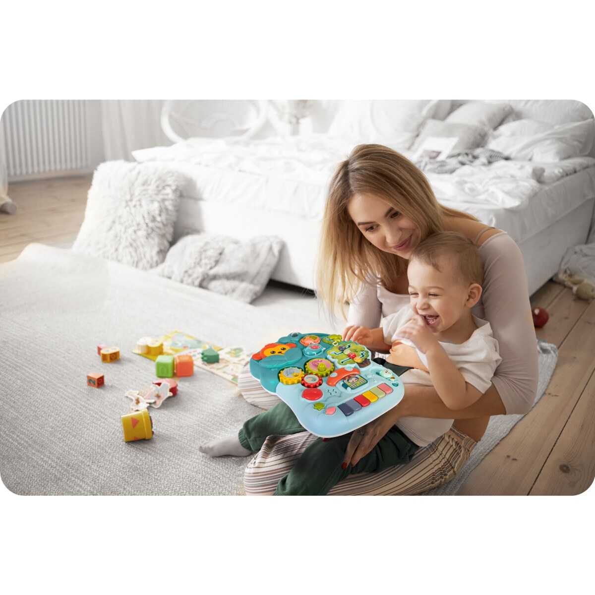 Jeździk dla dziecka interaktywny stolik edukacyjna Ricokids