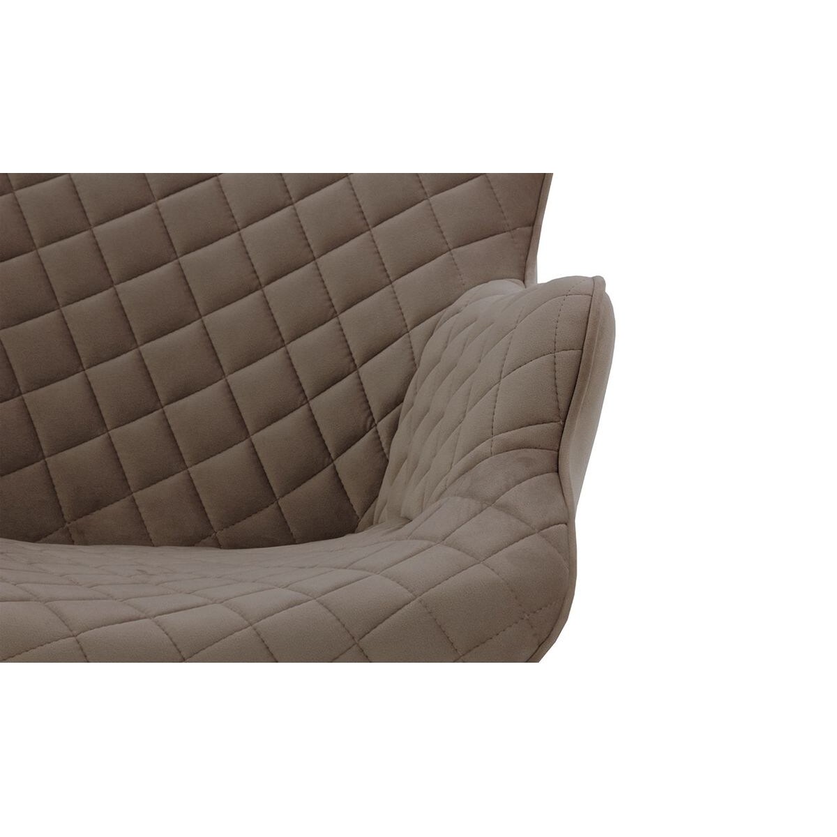 Fotel uszak z przeszyciami Ducon Velvet-Velluto 17