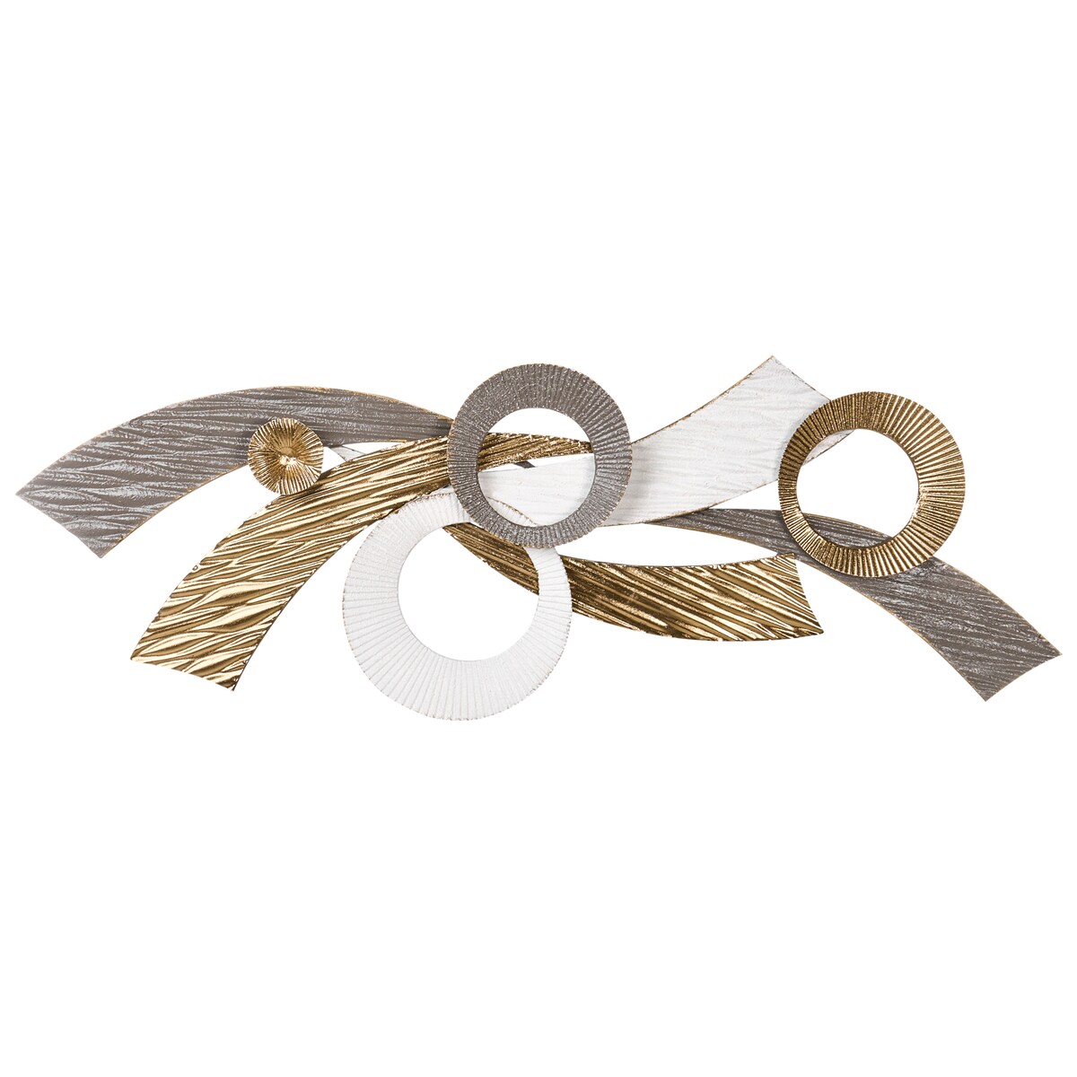Dekoracja ścienna TIMAHOE Metal 31 cm Złoty