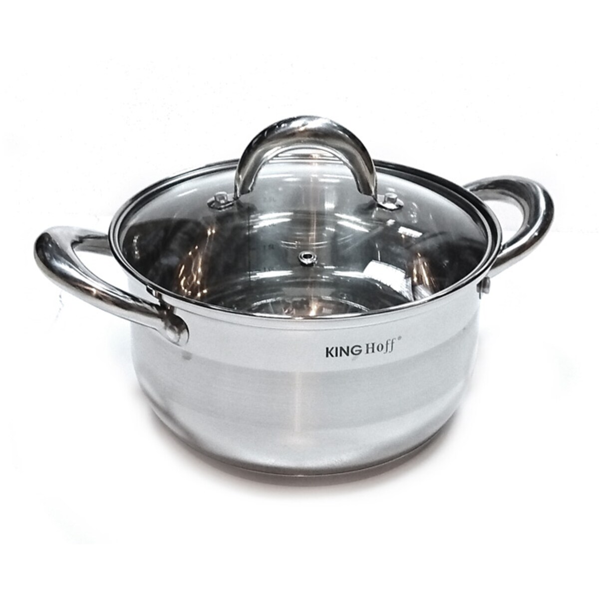 Zestaw garnków stalowych na indukcję 10 ele. garnki komplet KINGHOFF Silver