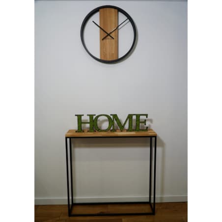 Konsola loftowa czarna 80x80x20cm pojedyncza