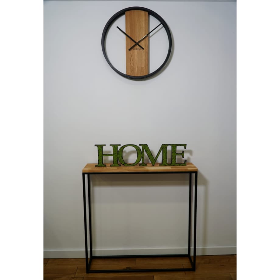 Konsola loftowa czarna 80x80x20cm pojedyncza