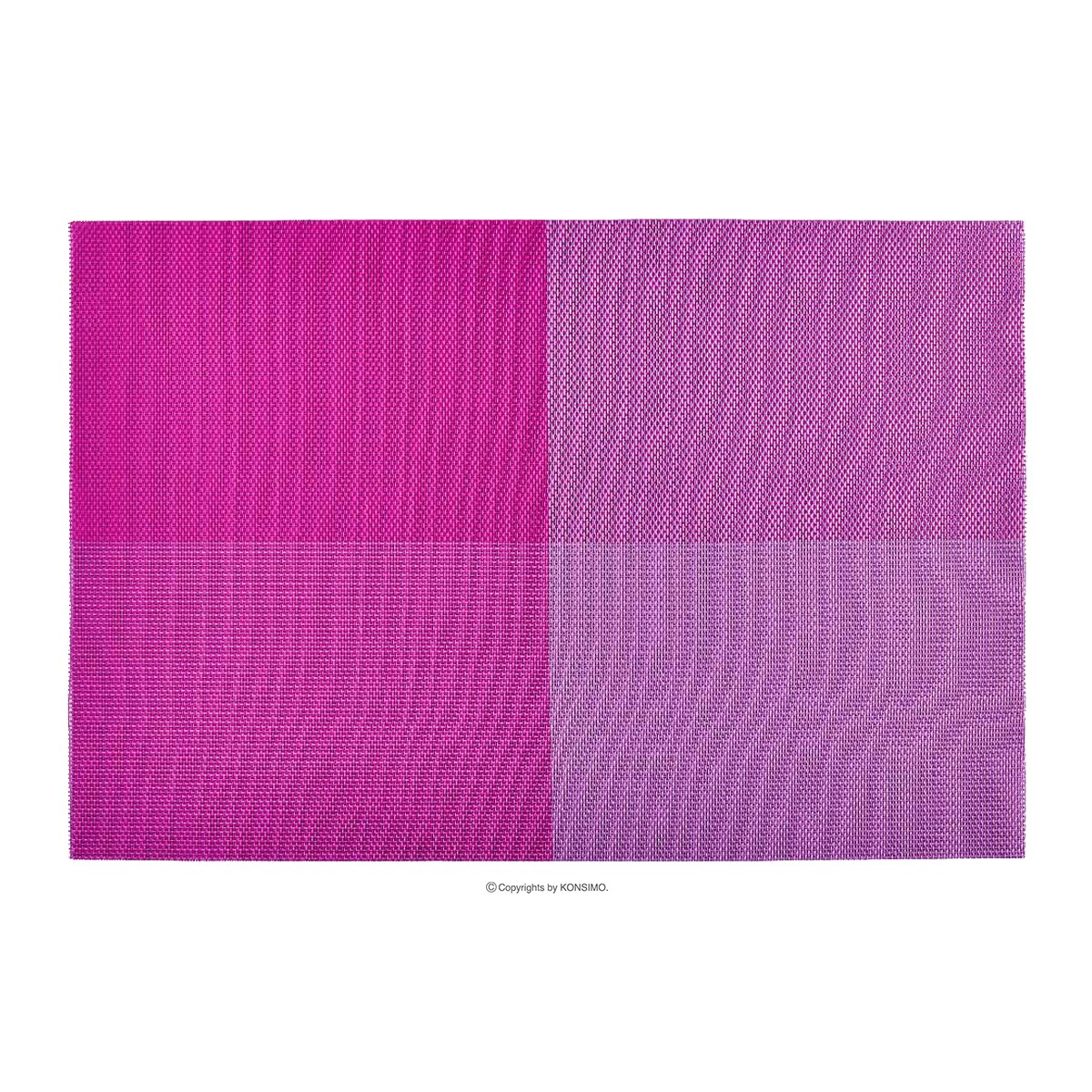 Konsimo LARUS Zestaw podkładek 4szt., rózowy/fioletowy