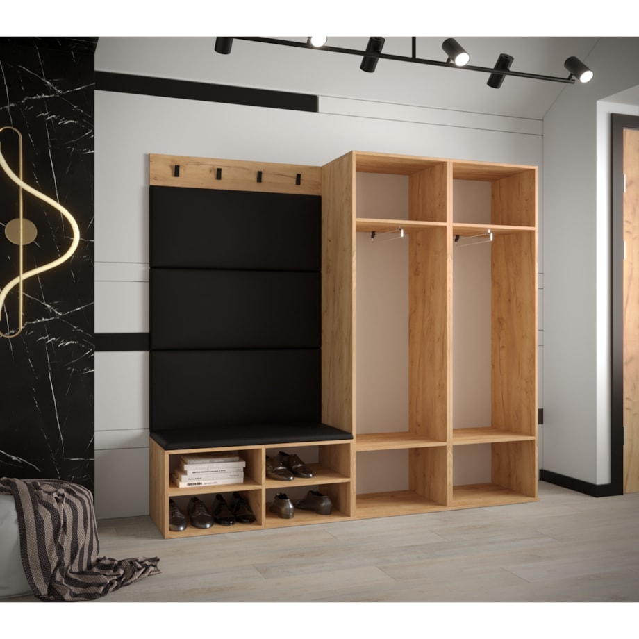 Garderoba do przedpokoju Abiks MIRO 5 craft+manila16