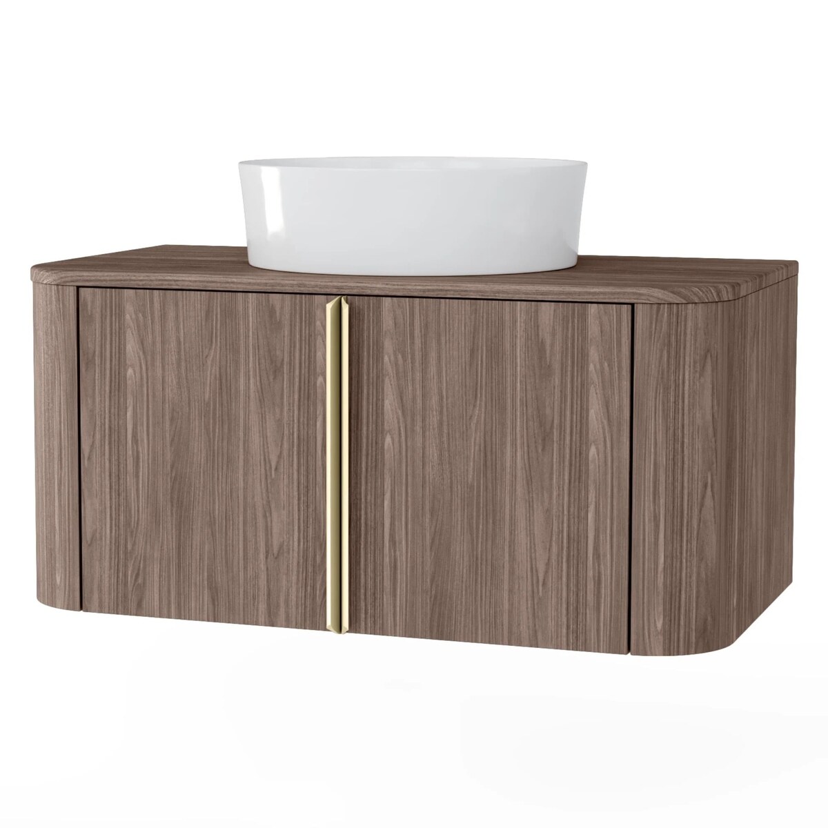 Komoda szafka łazienkowa pod umywalkę 37,6x80,2x43,6 cm POPS brązowa