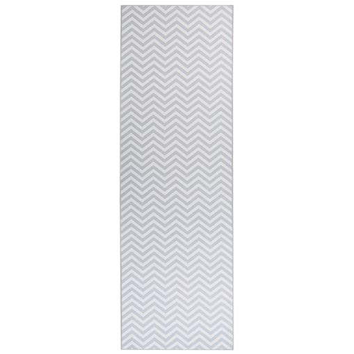 Dywan 80 x 240 cm biało-szary SAIKHEDA