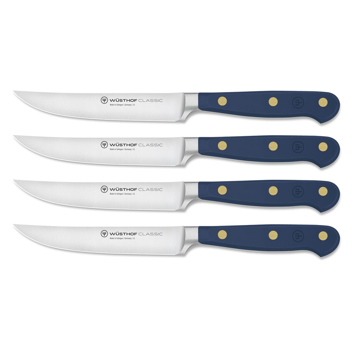Wusthof CLASSIC COLOUR Zestaw noży stekowych niebieski BLUE
