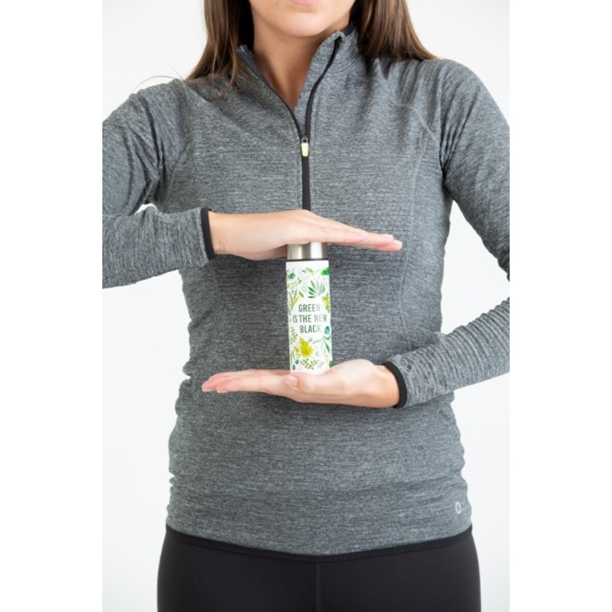 Butelka Slimline Green New Black Pure, 190 ml, Typhoon