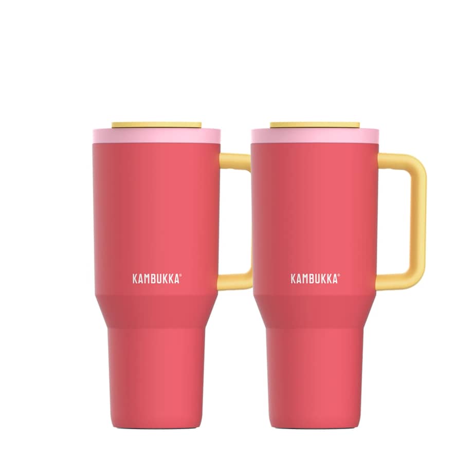 Kubek termiczny ze słomką Rio Kambukka 2x 950ml Zestaw RIO Exotic Twins