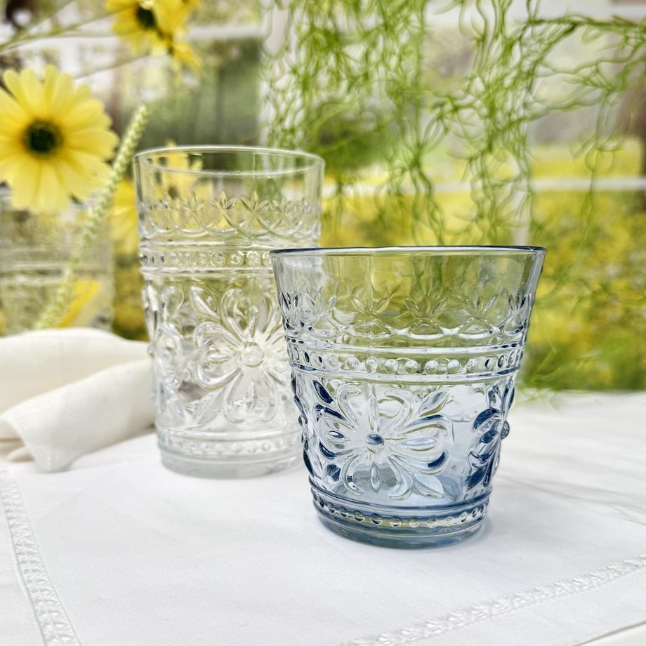 VILLA ITALIA Szklanka niebieska 250 ml FOLLY