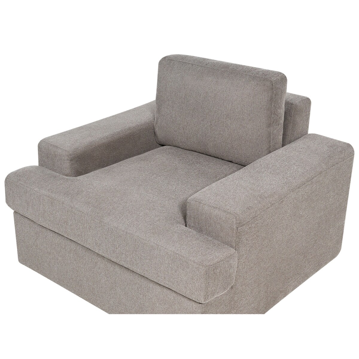 Komplet wypoczynkowy 4-osobowy brązowoszary ALLA