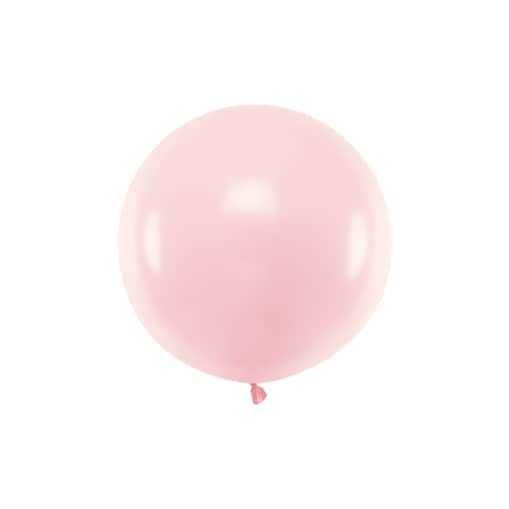 Balon okrągły 60cm, Pastel Pale Pink