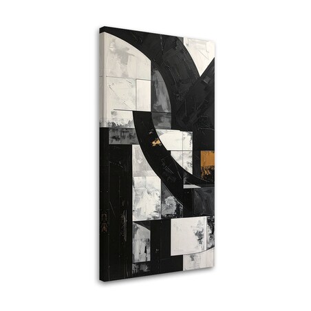 Obraz do salonu biura loftu, Geometryczne formy abstrakcja czarno biały