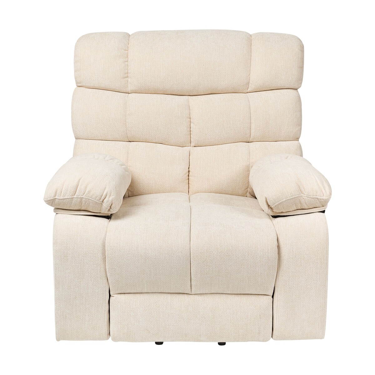 Fotel Tkanina Jasnobeżowy ARES