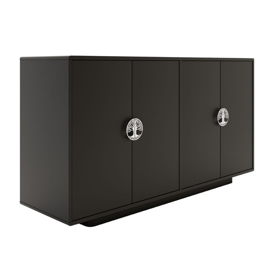 Czarna komoda Dancan LOTTA / szer. 139 cm