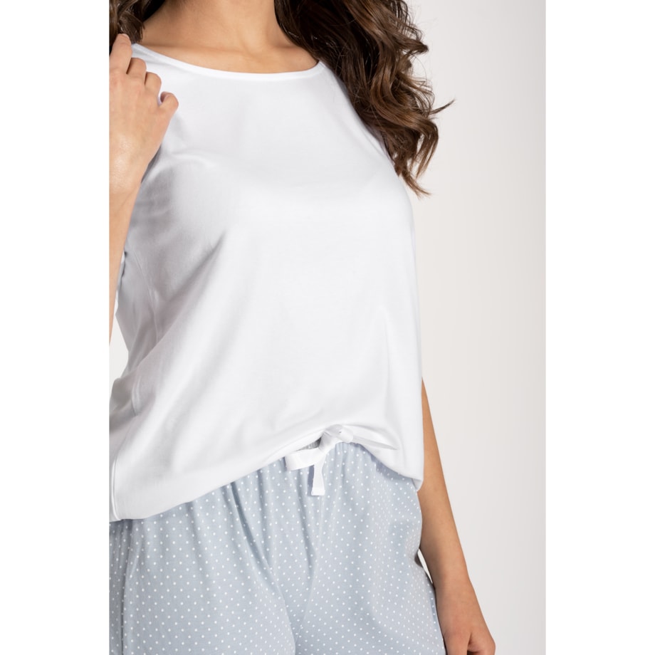 Piżama Candice Dusty Blue, L