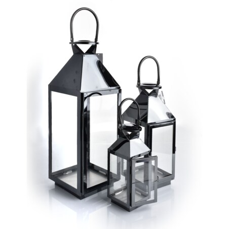 LORENZO BLACK KOMPLET 3 LATARNI