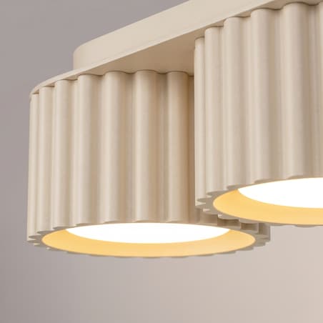 Plafon AURA 3 beżowy Gx53