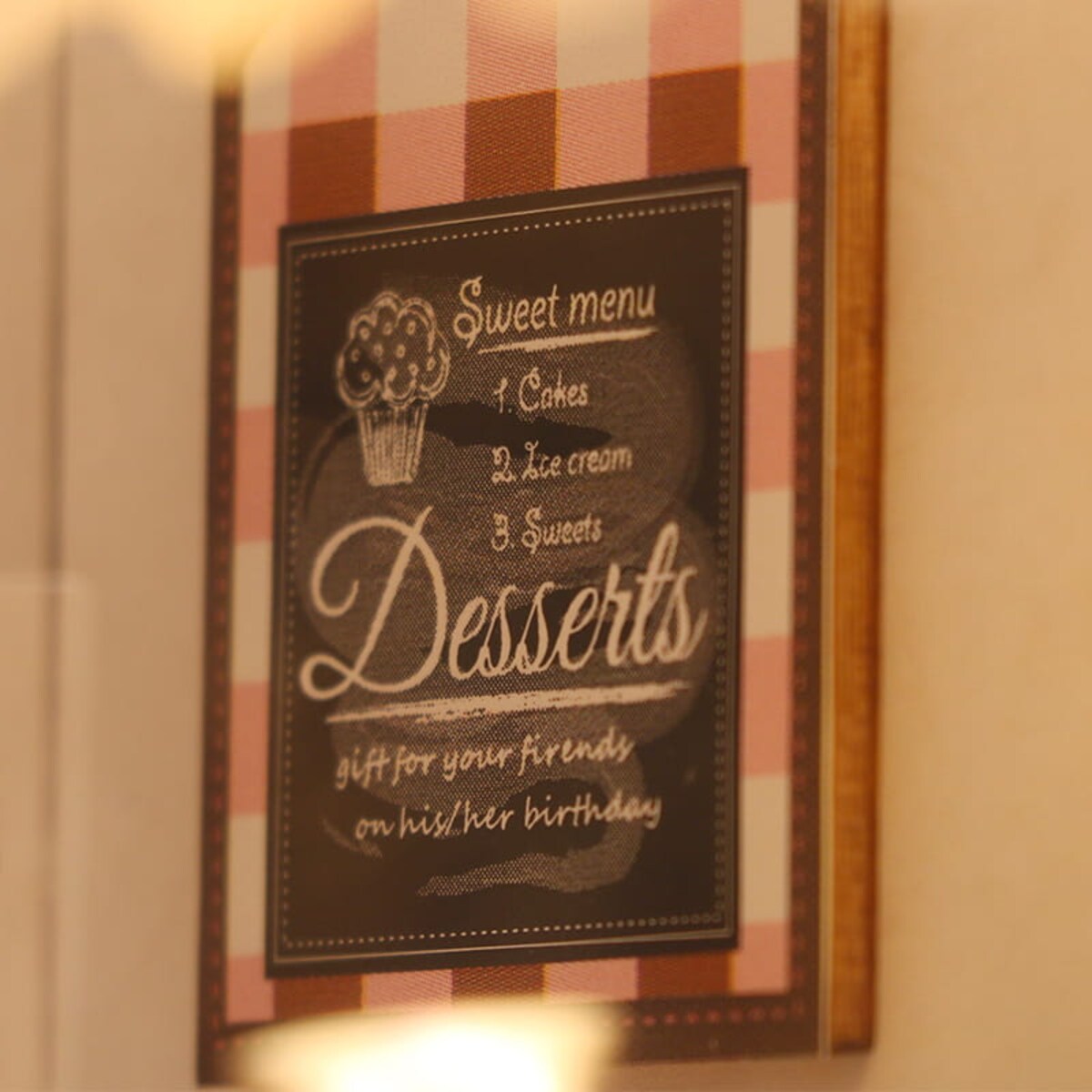 Miniaturowy domek - Cukiernia za rogiem