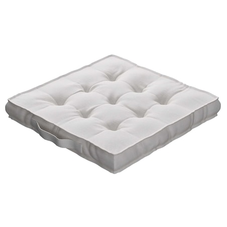 Poduszka na krzesło Kuba, śmietankowy biały, 40 x 40 x 6 cm, Linen